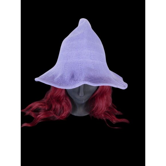 Lavender Woven Wool Blend Witch Hat - Adult Ritual & Everyday Wear - New - Picture 3 of 9